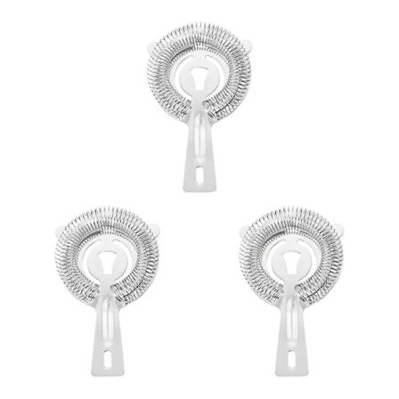 3 st Cocktail Sil Set, Finmaskigt Filter för Kaffe, Te, Juice & Cocktails, Vinfilter Durkslag Barredskap