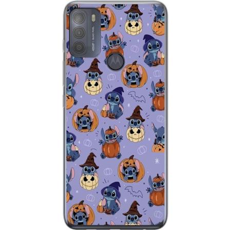 Motorola Moto G50 Gjennomsiktig deksel Stitch halloween