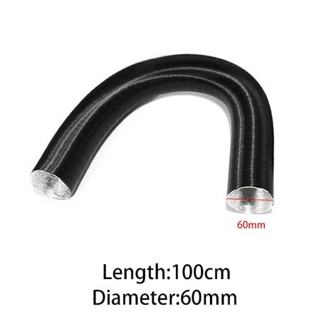 42/60/75 mm luftvarmerkanal luftudtagsrør udstødningsslangeledning parkeringsvarmer til diesel Webasto Dometic Planer forbrænding