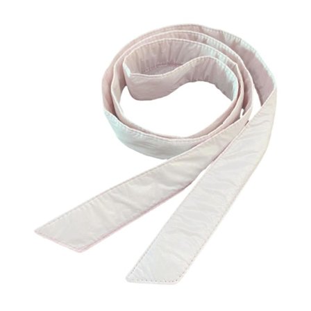 Dame Puffer Dunjakke Bælte Dame Overfrakke Bælte Slips Knude Cinch Bælte Taljebånd Hvid