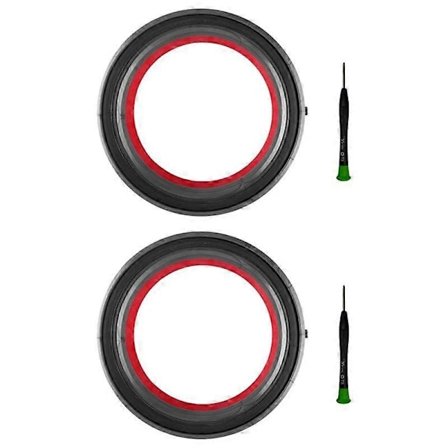 2 ST för V12 V10 Slim Dammsugare Dammbehållare Topp Fast Tätningsring Ersättning Dammhink Filter