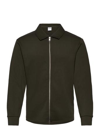 Slhemanuel Soft Full Zip Sweat Noos Green Selected Homme