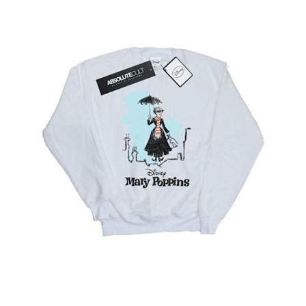 Disney Boys Mary Poppins Rooftop Landing Colour Sweatshirt 9-11 White 9-11 Years
