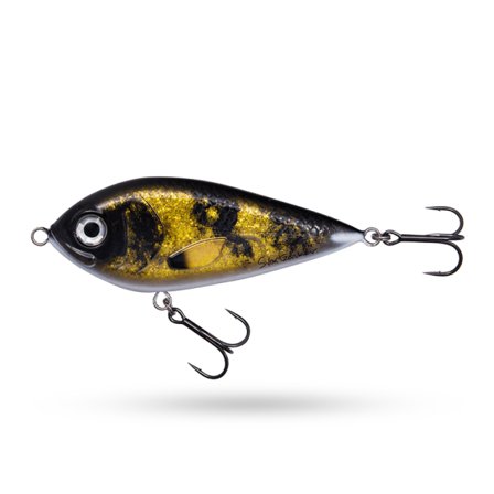 SvartZonker Squarepusher Swim 12,5cm, 73g - Lake Miltona Walleye