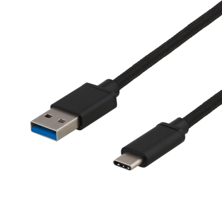 Deltaco USB type C-adapter - USB-C til USB-type A - 25 cm