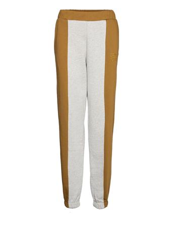 Organic Sweat Patty Block Beige Mads Nørgaard