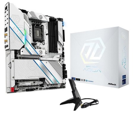 ASRock Z890 TAICHI AQUA Hovedkort LGA 1851, ATX, DDR5, 2 x PCI-Express 5.0, 6x M.2