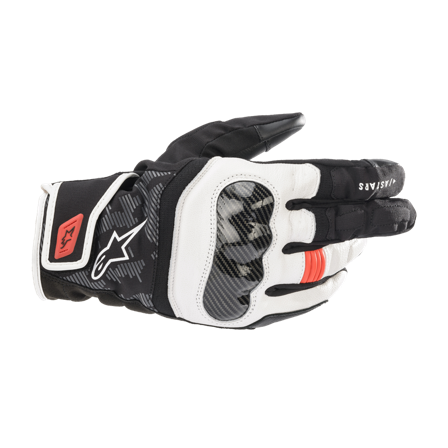 Motorradhandschuhe Alpinestars SMX Z Drystar Schwarz/Weiß/Rot M