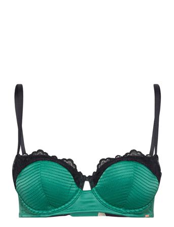 Light_Padded Natesha Balcony Lingerie Bras & Tops Balc Tte Bras Grønn Dorina