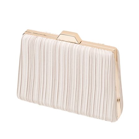 Ljusrosa Kvadratisk Clutch Elegant Handväska för Kvällsfester och Cocktails