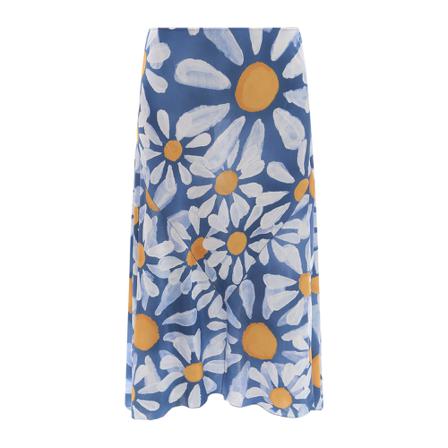 Marni, Skirt Goma 0458A0Utv 889 Blauw, Dames, Maat:S
