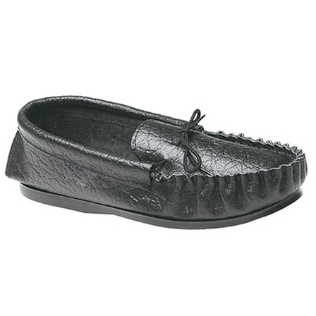 Mokkers herr Gordon Softie läder moccasin tofflor 10 UK svart