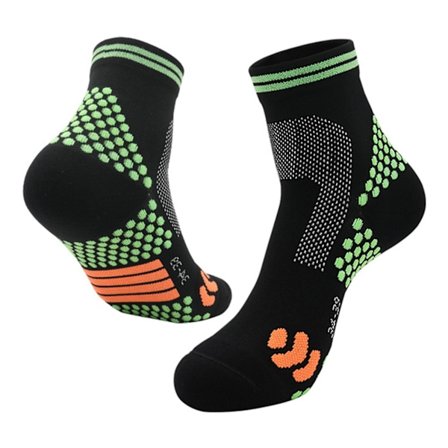 Skridsikre farverige strømper til unisex fugttransporterende gulvstrømper til daglig brug Black