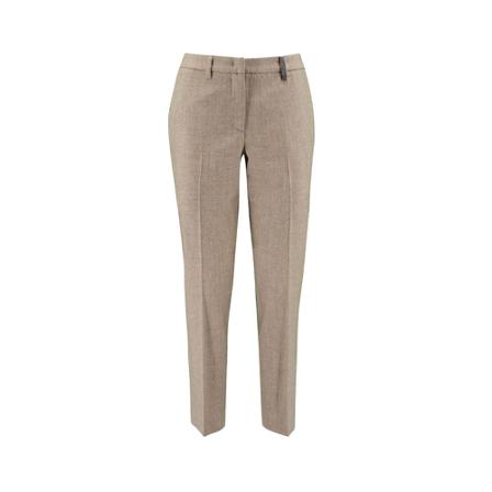 Fabiana Filippi, trousers Pad 222W386D449_Vr 2 Beige, Dames, Maat:S