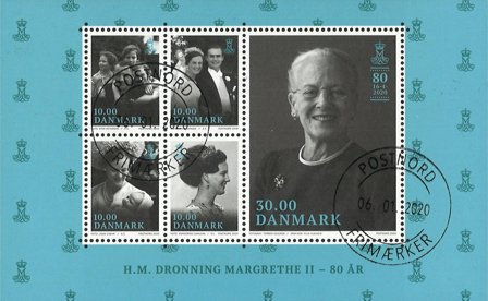 Danmark 2020 - AFA 1990 - Miniark - Stemplet