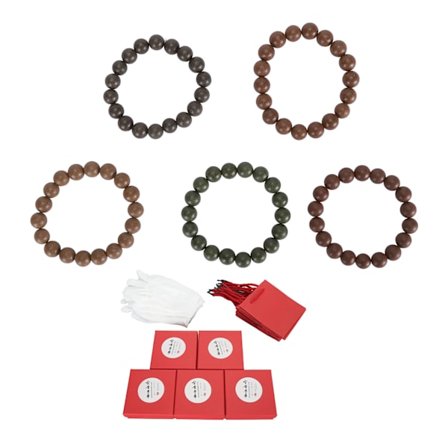 5 st Buddha Pärlar Armband Lycka Handgjord Fashionabla Varaktig Arom Terapi Pärlor Armband för Dagligt Bruk 12-13mm / 0.47-0.51in