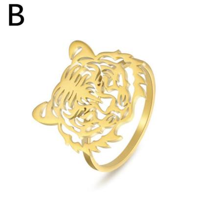 Tigerring Ihåliga Tigerringar För Män Kvinnor Djurringar 2022 Ne