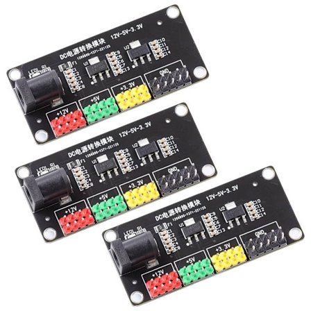 Strømmodul 3.3V 5V 12V Flerkanalsudgang Elektricitetskonverteringsmodul