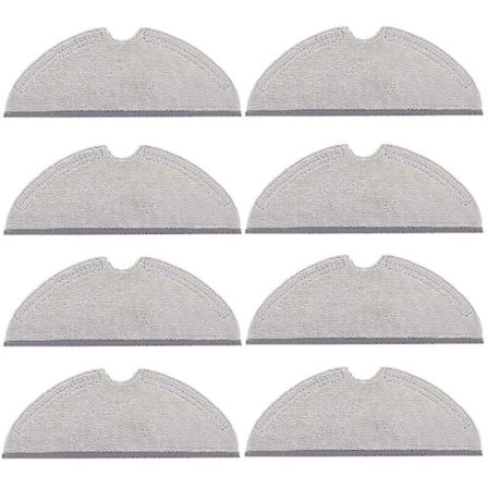 ING Mopp 8 deler Moppeklut Moppdeler Tilbehør til Xiaomi Roborock S5 S50 S51 S55 S6 S6 Maxv S5 Max Q7 Max / Q7 Max+ feiemaskiner