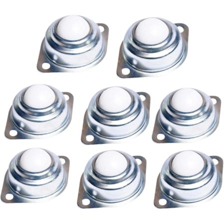 Paket med 8 små möbelhjul, kulhjul