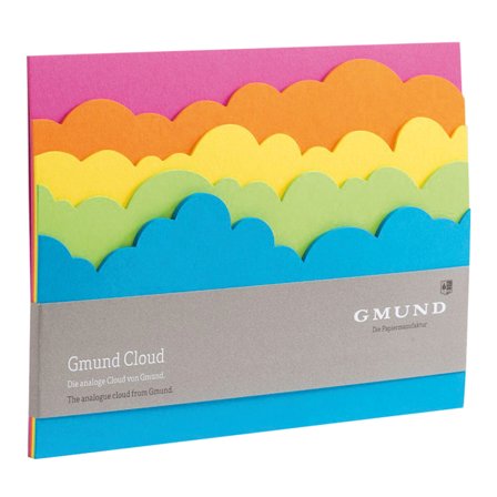 Gmund Cloud Pad Anteckningsblock A5 Rainbow