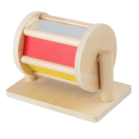 Montessori-leker med store roterende ruller for barn i alderen 6-1