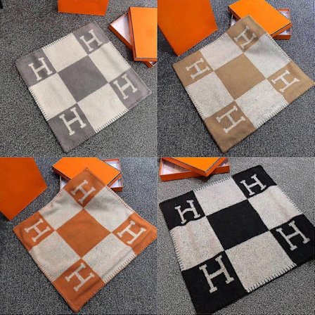 45x45cm H-formet Putetrekk i Ull og Kashmir for Stue, Sofa, Fly