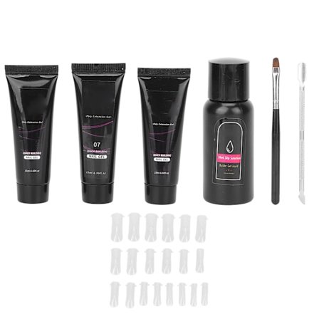 Förlängningslimset DIY 30ml Förlängningslimverktyg Set Present till Nagelkonst Nybörjare Älskare