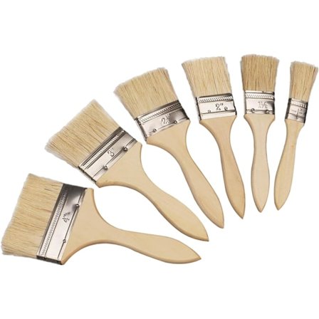 Flade pensel pensler, 6 stk. Professionelle SRT pensel pensler