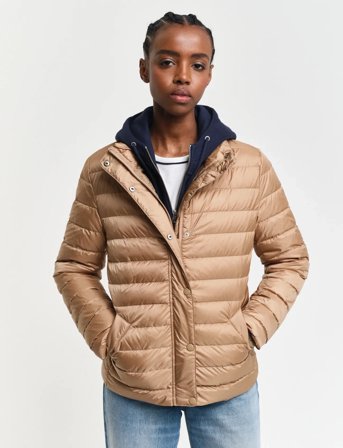 GANT Light Down Jacket - Beige - XL