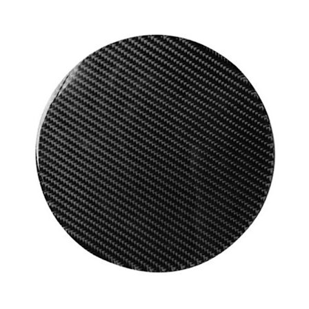 Blank kulfiber brændstofdør dæksel brændstoftank dør klistermærke til Mazda3 2013-2018