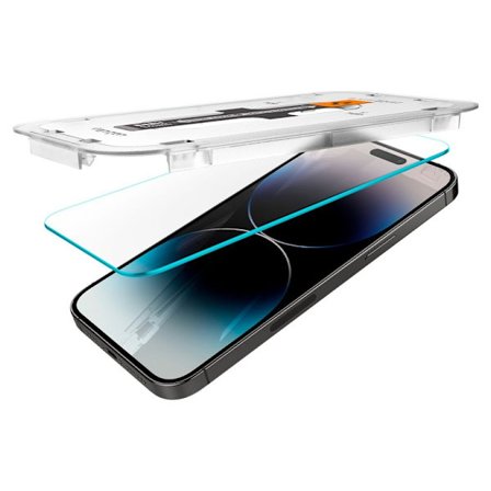 HERDET GLASS SPIGEN GLAS.TR "EZ FIT" 2-PACK IPHONE 14 PRO MAX CLEAR