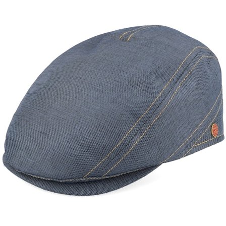 Mayser - Ble flatcap Czapka Z Daszkiem - Delian Savona Blue Flat Cap @ Hatstore