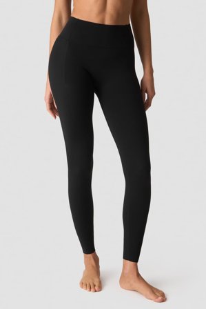 Nimble V-Shape No-rise Tights Black