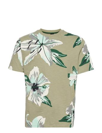 Onsklop Reg Ss Floral Tee T-shirts Short-sleeved Multi/mønstret ONLY & SONS