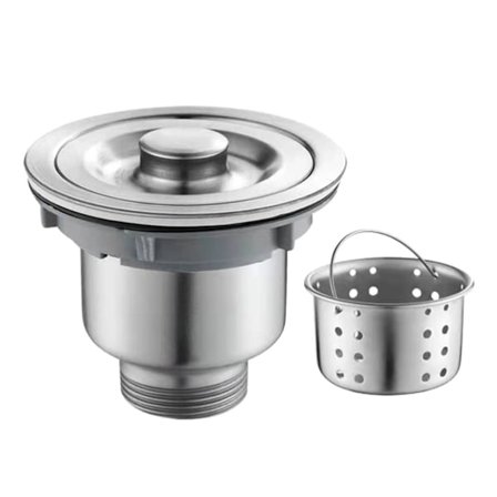 Kök Anti-täppning Avloppsfilter Diskbänk Avloppspropp Rostfritt stål Hållbar