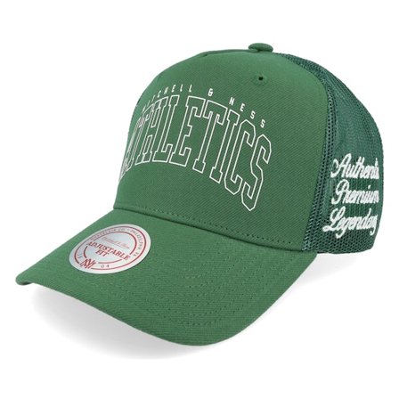 Mitchell & Ness - Green - trucker - Cap - Own Brand Athletics Green Trucker - Hatstore