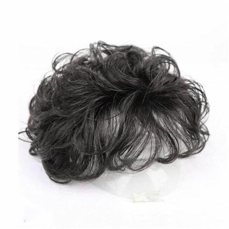 Synteettiset Peruukit Musta Väri Peruukki MUSTA