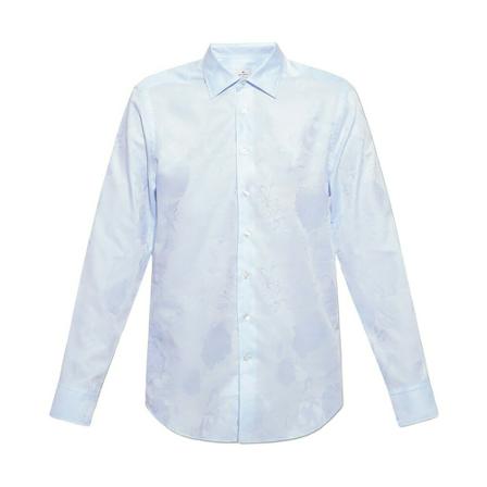Etro - Skjortor - Blå - Herr - Storlek: 3xl, Herr, Storlek: 3XL