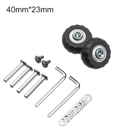 2 stk Udskift hjul Rejsebagage hjul 40MM*23MM