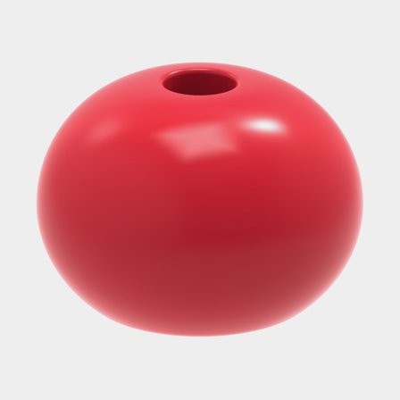 BALL STOPPER ø32/7 RED NYLON (319-536)