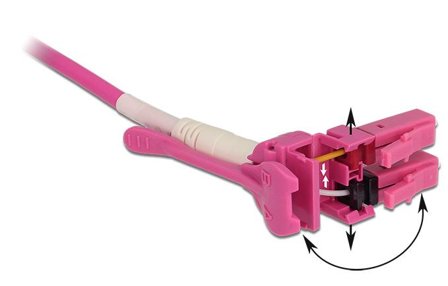 Delock nettverkskabel - 10 m - fiolett