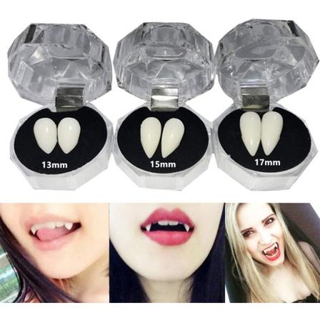 3 paria vampyyrin hampaita torahampaat proteesit cosplay rekvisiitta Halloween-asu rekvisiitta juhlalahjat