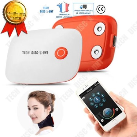 Cervikal massör - TD - Elektrisk trådlös - Portabel - Vibrerande - Muskelavlastning