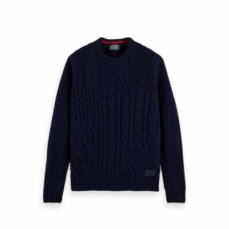 Scotch & Soda, Knitwear Blauw, Dames, Maat:L