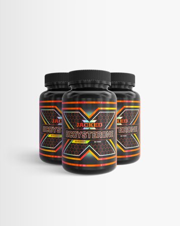 Ekdysteron - 3 x 60 tabletter - Jacked Ecdysterone - Muskelökning, Isoinokosteron, Kosttillskott, Muskelökning