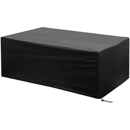 Hagemøbelbeskyttelse 213x132x74cm Utendørs Vanntett Oxford-stoff Svart med Låsespenne Kompatibel med Bord Stol