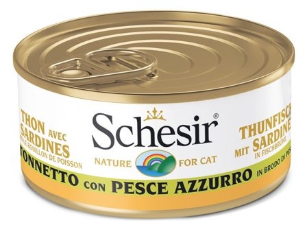 Schesir Tonnetto Con Pesce Azzurro In Brodo Di Pesce Cibo Umido