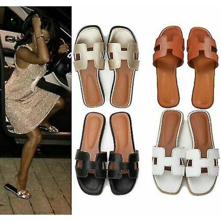 Womens Summer Beach Flat Sandaler Kvinnliga Tofflor Outdoor Wedge Sandaler Plus Size