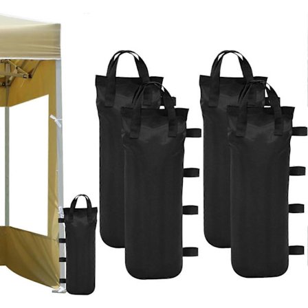 2024, Vikter för paviljong, 4 stycken, paviljongvikter, sandsäckar för fyllning, tyngder, sandsäcksvikt gjord av 800D Oxford